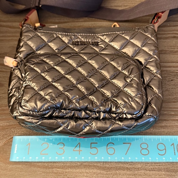 MZ Wallace Metro Scout Deluxe NWT in Pewter Metallic - Picture 14 of 14